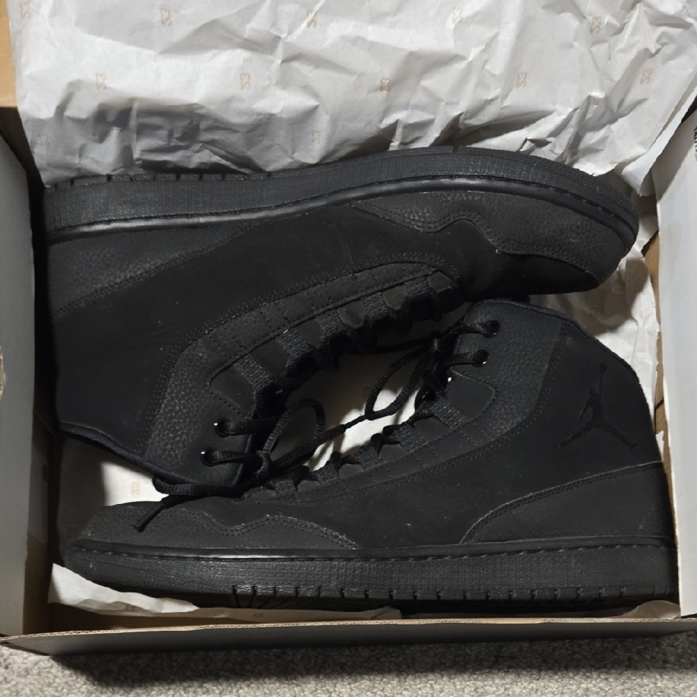 Jordan Executive Men's All-Black High-Top Sneakers